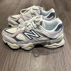 BNIB New Balance Beige and Gray 9060 Sneakers - Women’s Size 7